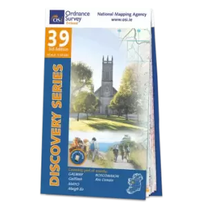 Image of Map of County Galway, Roscommon and Mayo: OSI Discovery 39