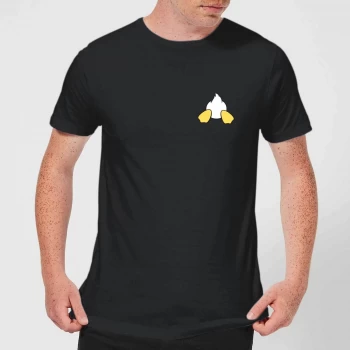 Image of Disney Donald Duck Backside Mens T-Shirt - Black - 3XL - Black