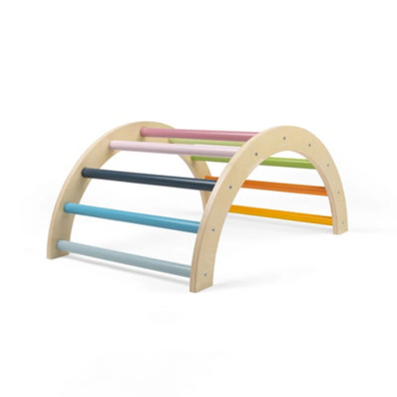 Image of Bigjigs Toys Wooden Arched Climbing Frame Toy Natural