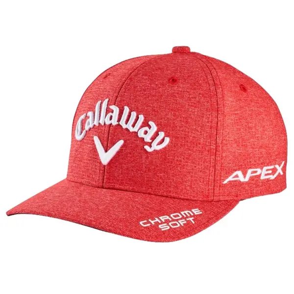 Image of Callaway TA PERFORMANCE PRO AdJ Cap - RED HTHR/WHT