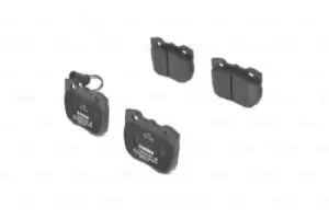Image of Bosch 0986424287 BP141 Brake Pad Set Disc Brake Front Axle