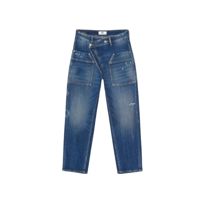 Image of Le Temps des cerises Womens jeans Le Temps des cerises Cosy Pocket Bleu Female 24