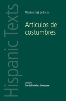 Image of Artculos de costumbres by Mariano Jos de Larra