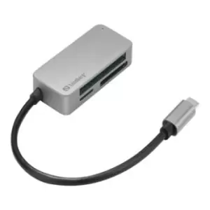 image of Sandberg USB-C Multi Card Reader Pro Kortlæser USB-C