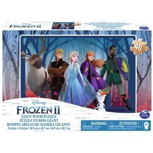 Image of Frozen 2 - Giant Wood Puzzle (40 pieces)