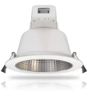 Image of Phoebe LED Downlight 18W Dimmable Plato Tri-Colour CCT 90° White IP54
