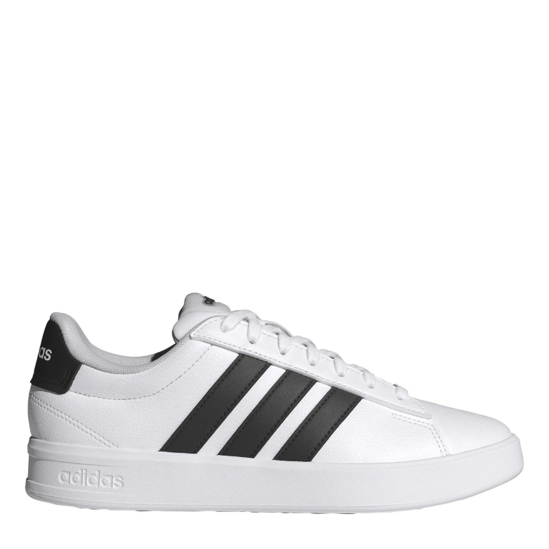Image of adidas Womens Grand Court Sneakers White/Black female 5.5 (38.7)
