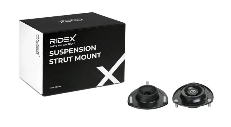 Image of RIDEX 1180S0936 Top strut mount Front Axle Elastomer Suspension Strut Support Bearing (1180)