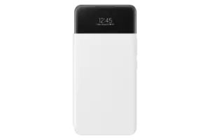 image of Samsung Galaxy A53 5G Smart S View Wallet Cover in White (EF-EA536PWEGEW)