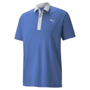 Puma 2022 Gamer Polo - Bright Cobalt/High Rise - L