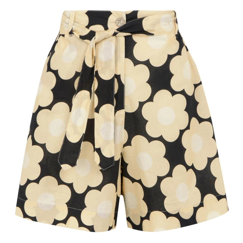 Image of Regatta Orla Kiely Summer Short II - Black Sixties Daisy Black Sixties Daisy 12