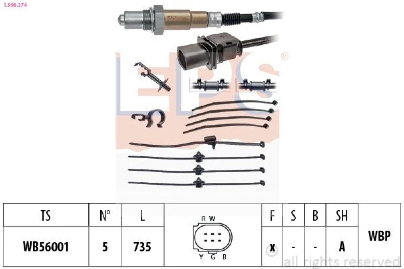 Image of EPS Lambda sensor EPS 1.998.374