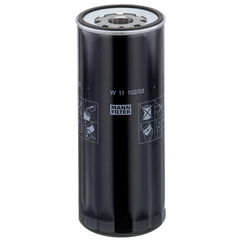 Image of MANN-FILTER W 11 102/33 Oil filter Spin-on Filter Oil Filter (7)
