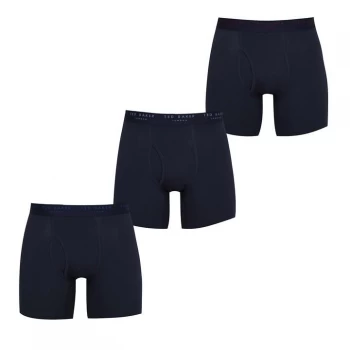 image of Ted Baker 3 Pack Stretch Boxers - Navy AS3997