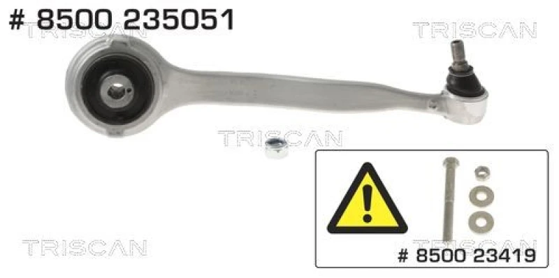 Image of TRISCAN Suspension arm TRISCAN 8500 235051