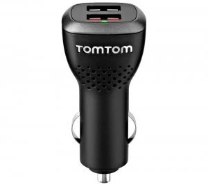 image of TomTom 9UUC.001.22 GPS Sat Nav Dual Charger for Sat Nav and USB Devices