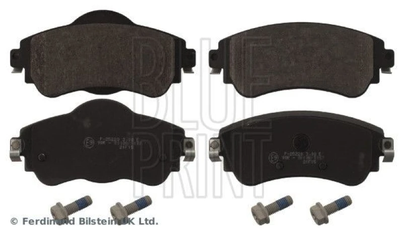 Image of Blue PRINT Brake pad set Blue PRINT ADP154233
