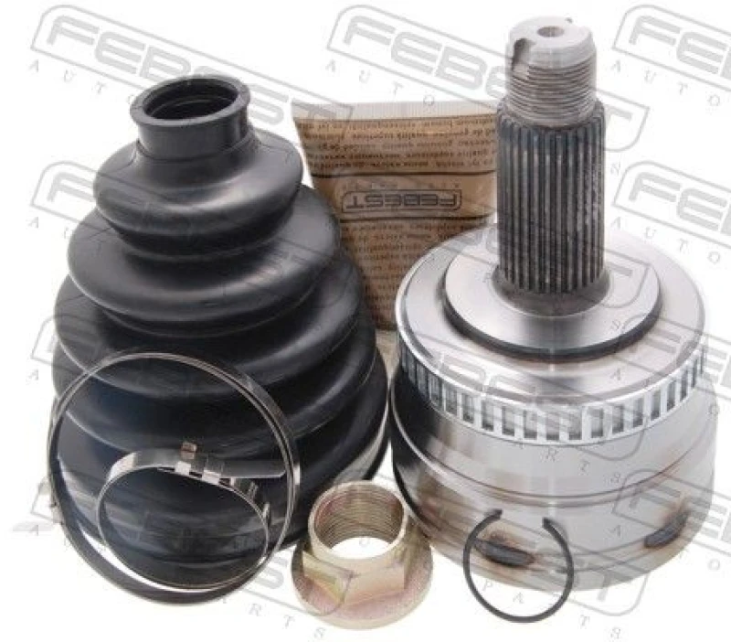 Image of FEBEST 2910-RRIIIR Joint, drive shaft Rear Axle, with ABS sensor ring Joint,drive shaft (236)