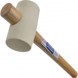 image of Faithfull White Rubber Mallet 570g