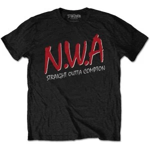 Image of N.W.A - Straight Outta Compton Mens Large T-Shirt - Black