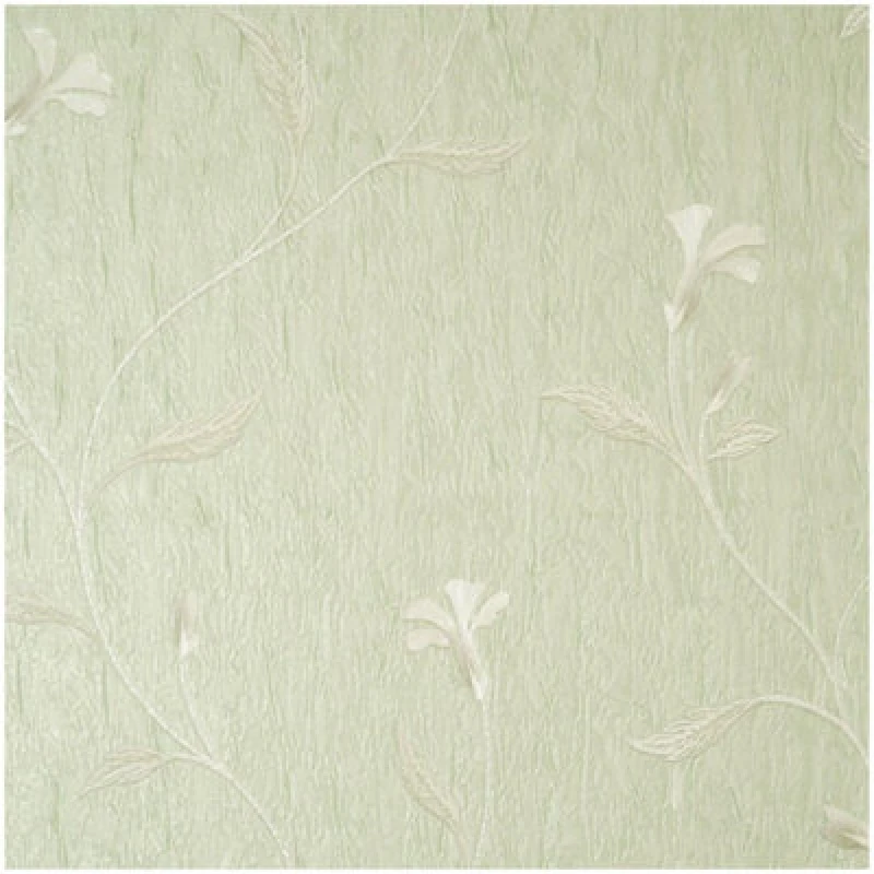 Image of Fine Decor Vymura Bellagio Floral Trail Sage Luxury Italian Vinyl Wallpaper Paste The Paper