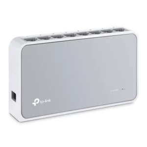 Image of TP-LINK (TL-SF1008D V10) 8-Port 10/100 Unmanaged Desktop Switch, Plastic Case