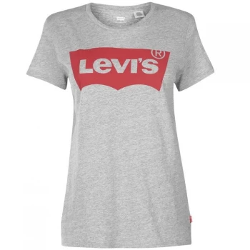 Levis Logo T Shirt - Grey