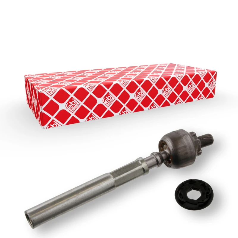 Image of FEBI BILSTEIN 17609 Inner Tie Rod OE Turbo NEW, Front Axle Right, with spacer disc Inner Tie Rod (51)