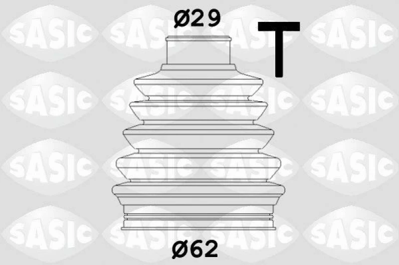 Image of CV boot kit, drive shaft SASIC 1906150