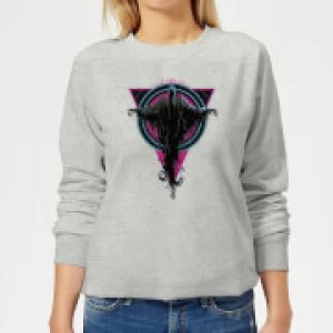 Image of Harry Potter Dementor Neon Womens Sweatshirt - Grey - 3XL