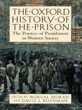 Image of The Oxford History of the Prison by Norval Morris Paperback