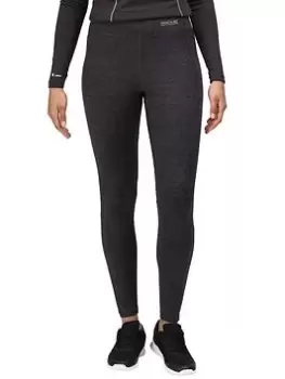 Image of Regatta Holeen Winter Leggings - Grey Marl, Size 20, Women