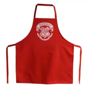 Image of Harry Potter cooking apron Hogwarts Logo