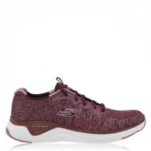 image of Skechers Solar Fuse Trainers Ladies - Mauve