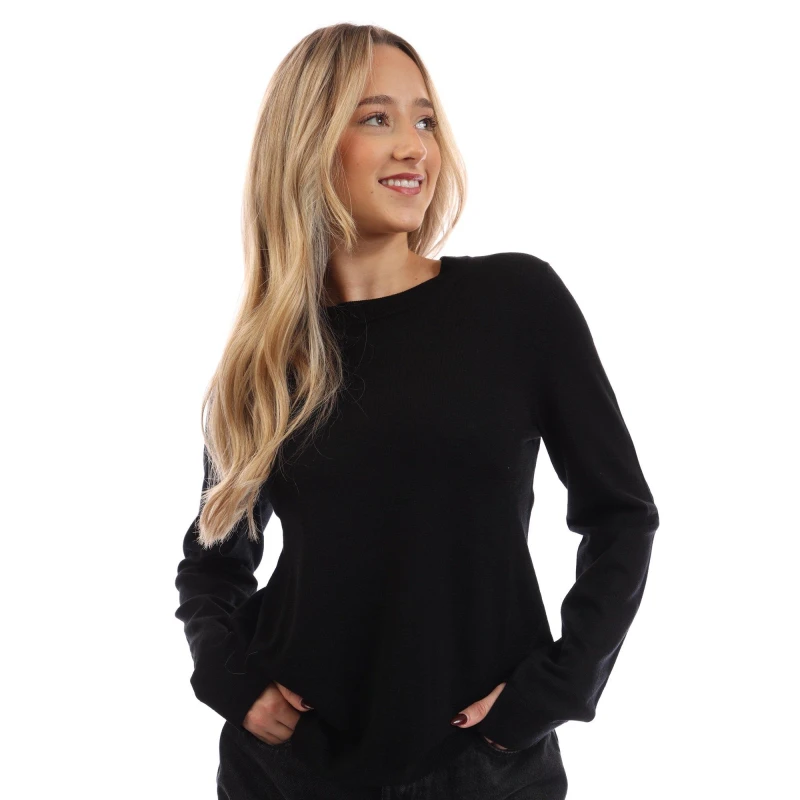 Image of Boss Womens Feganasi Crew Sweatshirt Black female 10 (M)