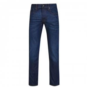 image of G Star 3301 Straight Mens Jeans - Hydrite Dark