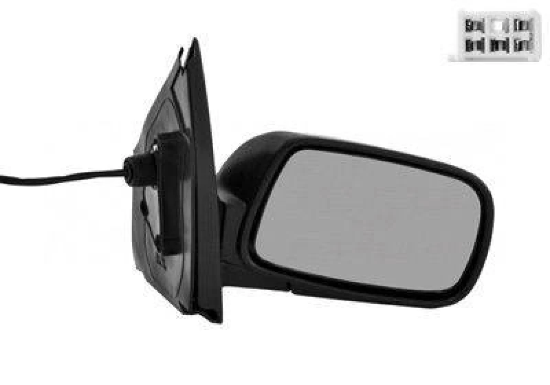 Image of VAN WEZEL 5431808 Wing mirror * HAGUS * Right, Heatable Outside Mirror (50)