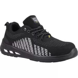 Image of Safety Jogger Mens Fitz Safety Trainers (8 UK) (Black)