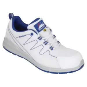 Image of Himalayan 4330 Unisex White Toe Capped Safety Trainers, UK 11, EU 46