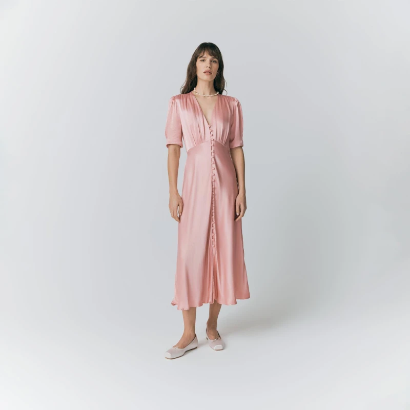 Image of Ghost Ghost Madison Dress - Pink Pink 14