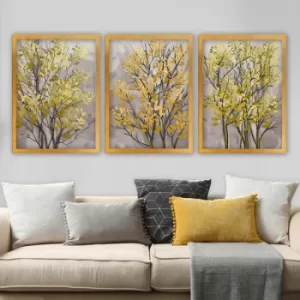 image of 3AC176 Multicolor Decorative Framed Painting (3 Pieces)