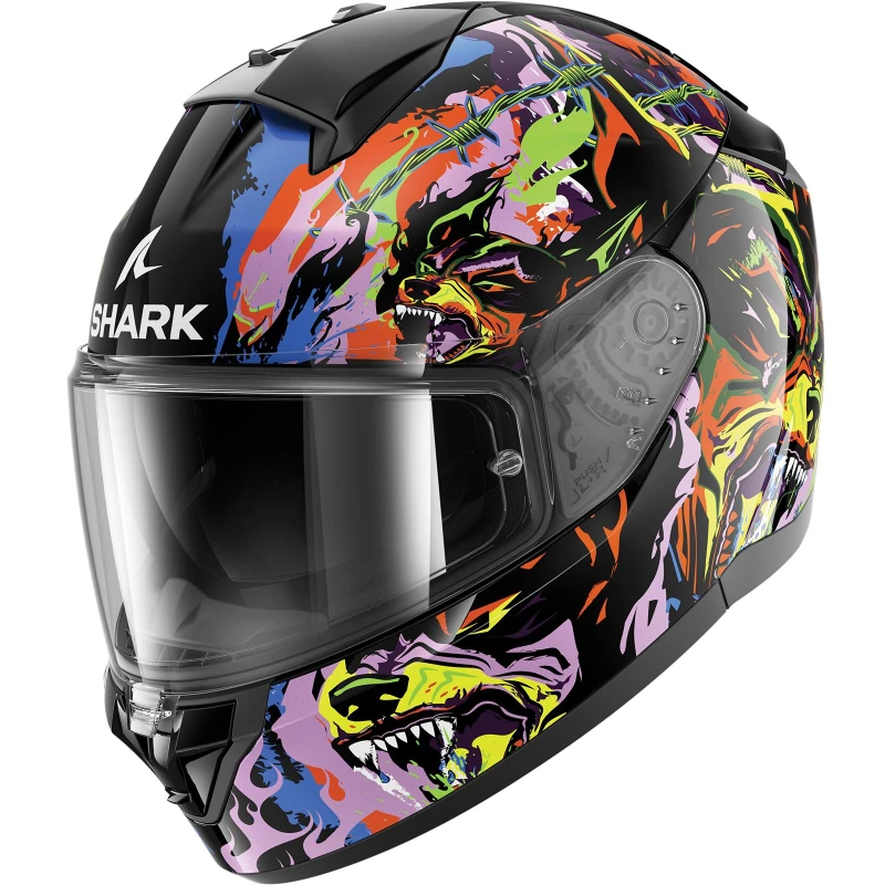 Image of Shark Ridill 2 Racing Beast Helmet, multicolored, Size L for Men