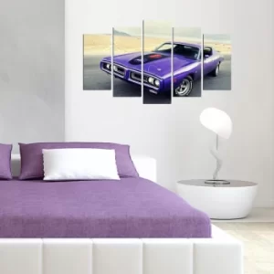Image of 5MX-114 Multicolor Decorative MDF Painting (5 Pieces)