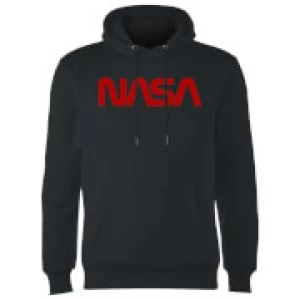 image of NASA Worm Red Logotype Hoodie - Black