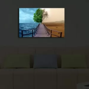 Image of 4570?ACT-47 Multicolor Decorative LED Lighted Canvas Painting