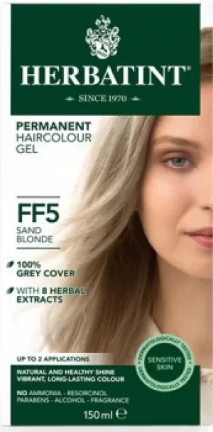 Image of Herbatint Sand Blonde Ammonia Free Hair Colour FF5 150ml