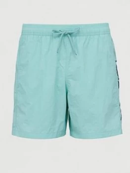 image of Barbour International Large Logo Swim Shorts - Peppermint, Peppermint Size M Men