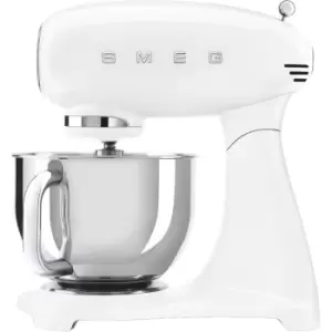 SMEG 50's Retro SMF03WHUK Stand Mixer with 4.8 Litre Bowl - White