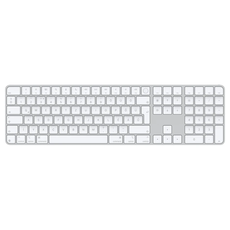 Image of Apple MXK73MG/A keyboard Universal USB + Bluetooth QWERTZ Hungarian White MXK73MG/A