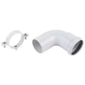 Image of Vaillant 90°° Flue Elbow, (Dia)100mm
